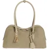 Stella Mccartney Ryder Faux Suede Crossbody Bag In Khaki