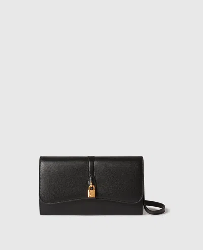 Stella Mccartney Ryder Flap Crossbody Bag In Black