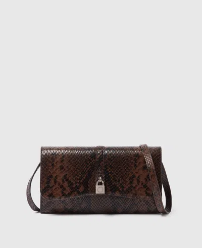 Stella Mccartney Ryder Flap Crossbody Bag In Brown