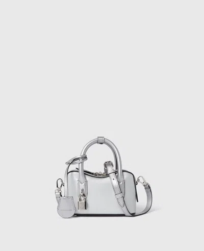Stella Mccartney Stella Ryder Hydefy Crossbody Bag In Metallic Silver