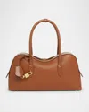 Stella Mccartney Ryder Large Shoulder Bag In Brandy