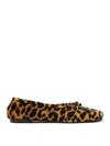 Stella Mccartney Ryder Leopard Print Ballet Flats In Estampado Animalier