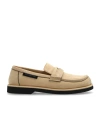 Stella Mccartney Ryder Penny-strap Suede Loafers In Neutral