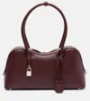 Stella Mccartney Ryder Bordeaux Handbag With Two Top Handles And Front Padlock Detail With Logo In Ecoleather Woman In Burgundy