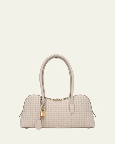 Stella Mccartney Ryder Medium Vegan Leather Shoulder Bag In Neutral