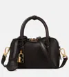 Stella Mccartney Ryder Mini Faux Suede Shoulder Bag In Brown
