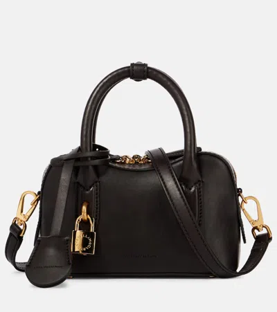 Stella Mccartney Ryder Mini Faux Suede Shoulder Bag In Brown