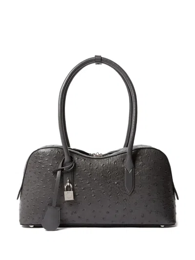 Stella Mccartney Ryder Vegan Ostrich Leather Shoulder Bag In Pattern