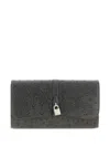 Stella Mccartney Ryder Rectangular Crossbody Bag Textured Strap In Black