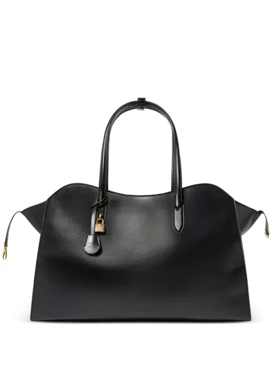 Stella Mccartney Ryder Padlock-detail Holdall In Black