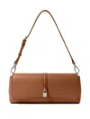 Stella Mccartney Ryder Padlock-detail Shoulder Bag In Brown