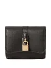 Stella Mccartney Ryder Padlock Wallet In Black