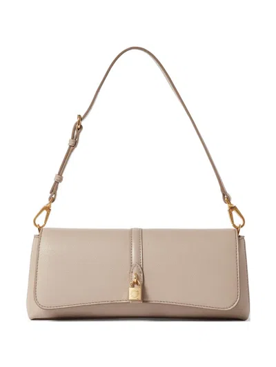 Stella Mccartney Ryder Padlock-detail Clutch Bag In Pink