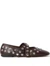 Stella Mccartney Ryder Popper-studded Ballet Flats