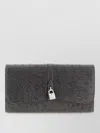 Stella Mccartney Ryder Rectangular Crossbody Bag Textured Strap In Black