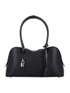 Stella Mccartney Structured Shape Shoulder Bag With Gold-tone Hardware In Black