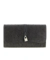 Stella Mccartney Ryder Rectangular Crossbody Bag Textured Strap In Black