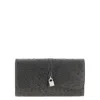 Stella Mccartney Ryder Rectangular Crossbody Bag Textured Strap In Black