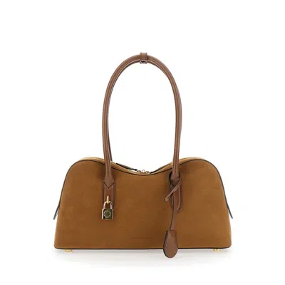 Stella Mccartney Womens Brandy Ryder Small Faux-suede Tote Bag In Brown