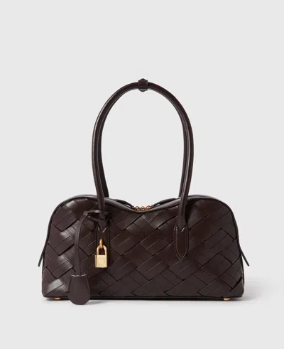 STELLA MCCARTNEY RYDER WOVEN SHOULDER BAG