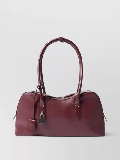 STELLA MCCARTNEY RYDER SHOULDER BAGS WITH METAL LOCK DETAIL