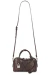 Stella Mccartney Ryder Snake Alter Mat Small Bag In Brown