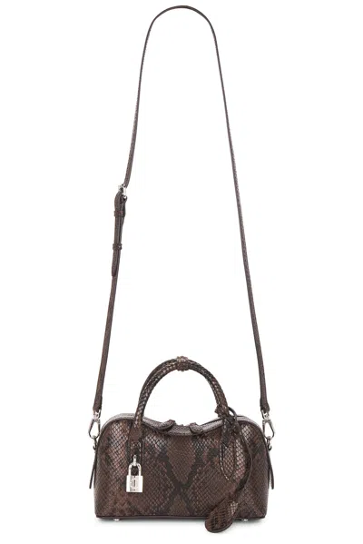 Stella Mccartney Ryder Snake Alter Mat Small Bag In Brown