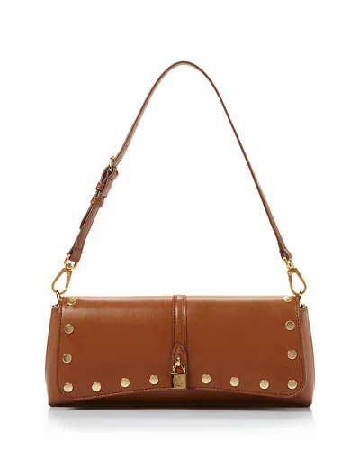 Stella Mccartney Ryder Studded Pochette In Brown