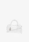 Stella Mccartney Ryder Top Handle Bag In White