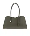 Stella Mccartney Ryder Large Tote Bag In Embossed Grainy Eco Mat In Green