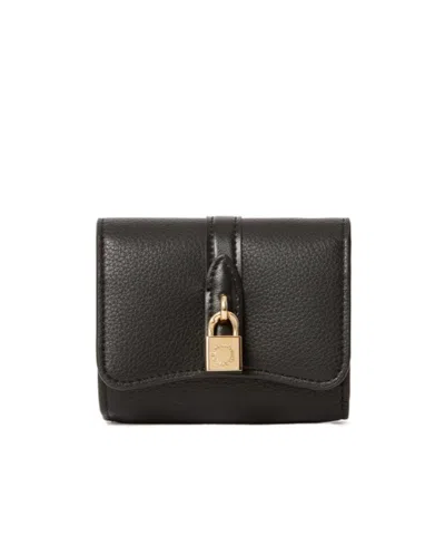 Stella Mccartney Ryder Tri-fold Wallet In Black
