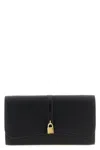 Stella Mccartney Chain Wallet Featuring Detachable Strap In Black