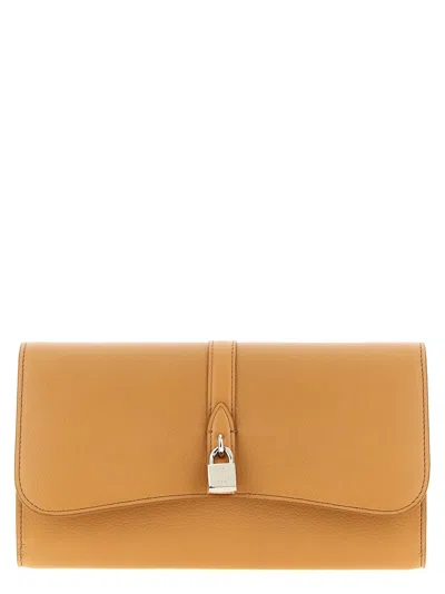 Stella Mccartney Ryder Wallet On Chain In Tan