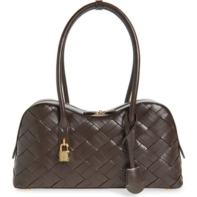 Stella Mccartney Ryder Woven Faux Leather Shoulder Bag