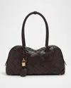 Stella Mccartney Womens Chocolate Brown Stella Ryder Faux-leather Shoulder Bag In Chocolate Brown