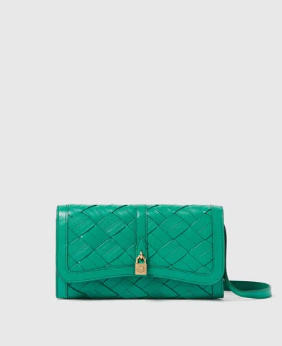 Stella Mccartney Ryder Woven Wallet With Strap