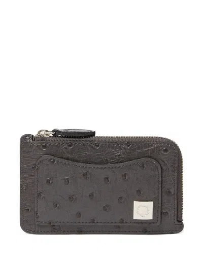 STELLA MCCARTNEY RYDER ZIP TEXTURED WALLET
