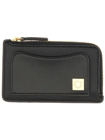 Stella Mccartney "ryder" Zippered Wallet In Black