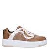 Stella Mccartney Two-tone Vegea S Wave 1 Sneakers In Brown