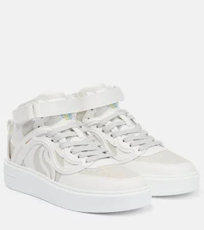 Stella Mccartney S-wave 2 Faux Leather Sneakers In Ice