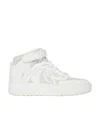 Stella Mccartney Vegan Leather S-wave High-top Sneakers In White