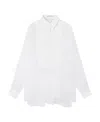 Stella Mccartney S-wave Button-up Silk Shirt In White