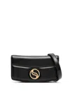Stella Mccartney S-wave Crossbody Bag In Schwarz