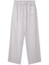 Stella Mccartney S-wave Sports Trousers With Drawstring In Grey