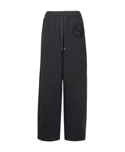STELLA MCCARTNEY STELLA MCCARTNEY S-WAVE DRAWSTRING WIDE LEG PANTS