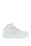 Stella Mccartney Vegan Leather S-wave High-top Sneakers In White
