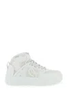 Stella Mccartney Vegan Leather S-wave High-top Sneakers In White