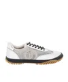 Stella Mccartney S-wave Sport Kneet Mesh Sneakers Grey Stone In White