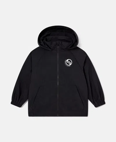 Stella Mccartney S-wave Logo Jacket In Black