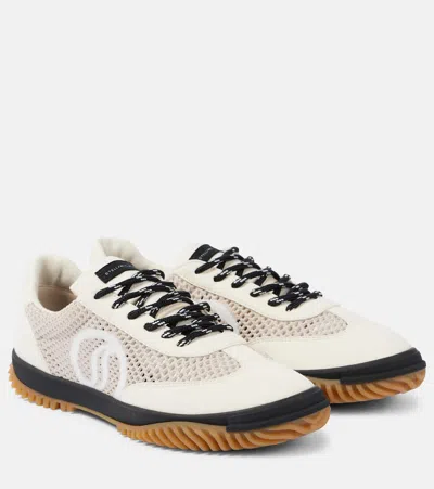 Stella Mccartney S-wave Sport Kneet Mesh Trainers Grey Stone